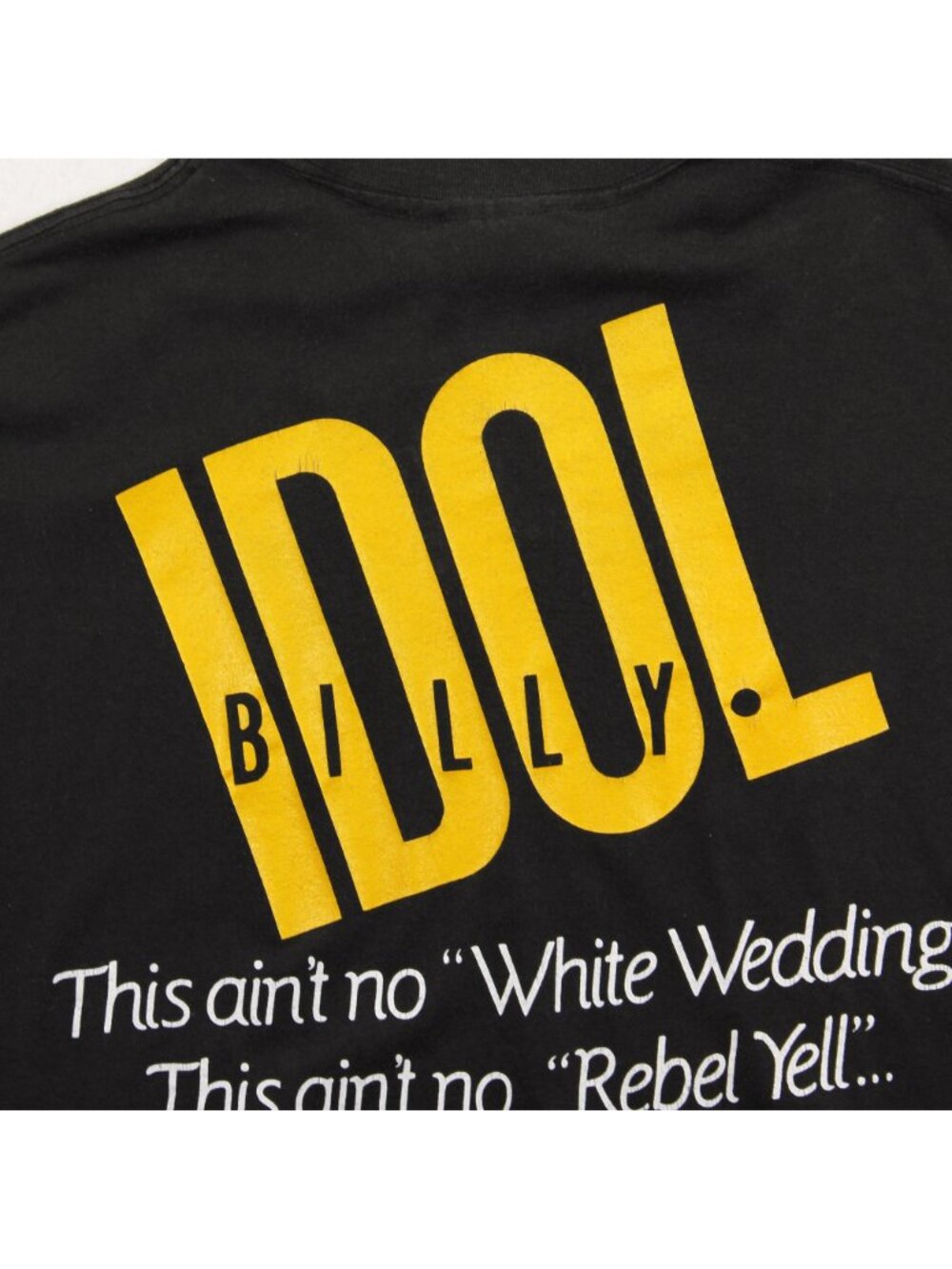 1986 Billy Idol Whiplash Smile Tour Tee L - Picture 5 of 6